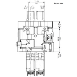 Priekinio krautuvo vožtuvas DLM122/2 Can-bus DLM1222001