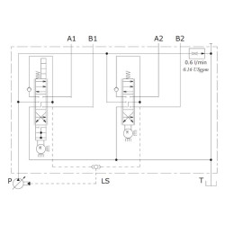 Priekinio krautuvo vožtuvas DLM122/2 Can-bus DLM1222001
