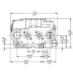 Priekinio krautuvo vožtuvas DLM122/2 Can-bus DLM1222001