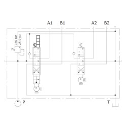 Priekinio krautuvo vožtuvas SDM122/2 Can-bus SDM1222002