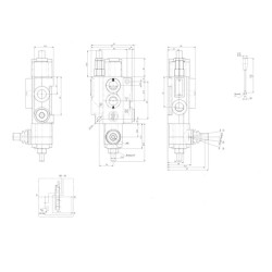 Malkų skaldymo vožtuvas 1/2" P40U17KZ1TG