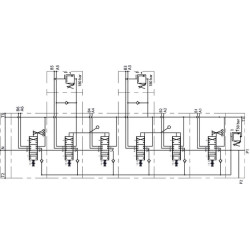 Sekcinis vožtuvas 6 sekcijų MBVA6001
