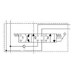 Papildomas valdymo vožtuvas 2-asis SV121 Z2 dvigubos veiklos SV121Z2
