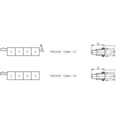 Fiksatorių komplektas 13C SD98A13C
