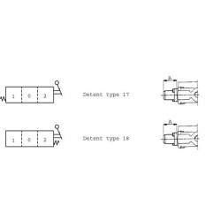 Fiksatorių komplektas, 17 tipas, SD11/SDS150/SD16, SD911A17