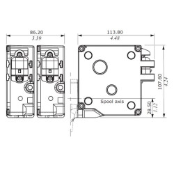 Magnetas SDM122 Can-bus 3p SDM9122EME08