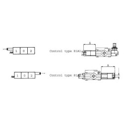 Hidraulinis valdymas 81A2 SD11/1 SD911B81A2ST