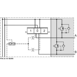Amortizatorius - vožtuvas PVG32 80 BAR PVG32157B2080
