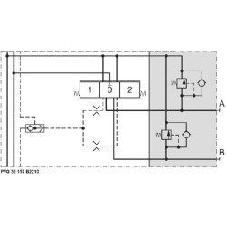Amortizatorius - vožtuvas PVG32 210 BAR PVG32157B2210