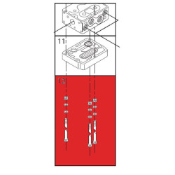 Surinkimo rinkinys 157-B-8007, skirtas 7 PVB PVG32157B8007
