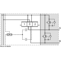 Amortizatorius - vožtuvas PVG32 230 BAR PVG32157B2230