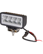 LED darbo žibintai stačiakampiai