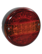 LED galiniai žibintai apvalūs