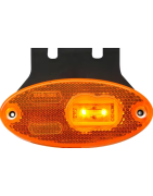 LED ovalūs markeriniai žibintai