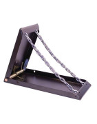 Universalios automobilinių priekabų metalinės ratų trinkelės