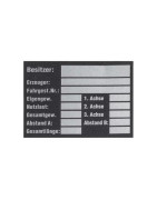 Identifikavimo lentelė ir priedai