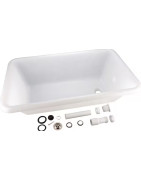 Melžimo aparatų plovimo stotelės