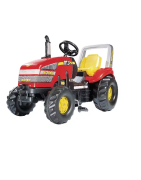 Vaikiški traktoriukai su pedalais ir elektriniai
