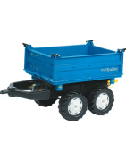 Paspiriamų traktoriukų priekabos ir kiti priedai