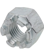 DIN 935 Šešiakampės colinės karunėlės formos veržlės