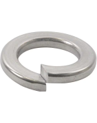 Tvirtinimo poveržlės, fiksavimo žiedai-Spyruoklinės poveržlės ir t.t.