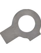 DIN 463 poveržlės su atlankomis (auselėmis)