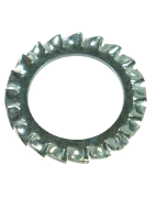 DIN 6798A dantyta fiksavimo poveržlė su išoriniais dantimis