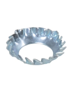 DIN 6798V įgilinta dantyta fiksavimo poveržlė su išoriniais dantimis