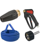 Aukšto slėgio plovimo įrenginių priedai ir dalys