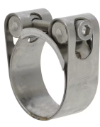 Vienos ir dviejų dalių žarnų spaustukai