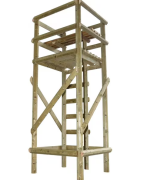 Mediniai stovai medžioklėi