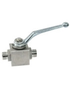 2-krypčių rutuliniai vožtuvai iš nerūdijančio plieno