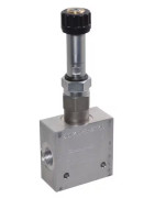 3 krypčių srauto reguliavimo vožtuvai, proporciniai, kompensuojantys slėgį