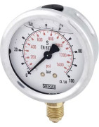 Slėgio matuokliai su apatine jungtimi