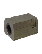 Linijiniai rutuliniai guoliai su korpuso mazgais