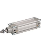 Dviejų veikimo ISO cilindrai Ø 32 - 125 mm