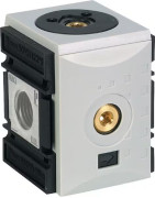 Plastikiniai atskyrimo moduliai-skirstytuvų blokai