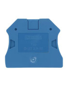 Galinės ir skiriamosios plokštelės gnybtų blokams