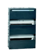 Tuščios instaliacinės dėžės su DIN bėgeliais