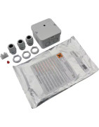 Kabelio lizdai, liejamosios dervos