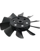 Aušinimo sparnai ant pavaros