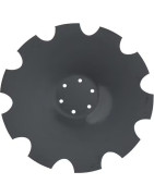 Diskinių akėčių dalys