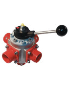 Penkių eigų rutuliniai čiaupai