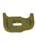 Šieno grėblių (vartytuvų) pirštų tvirtinimo detalės